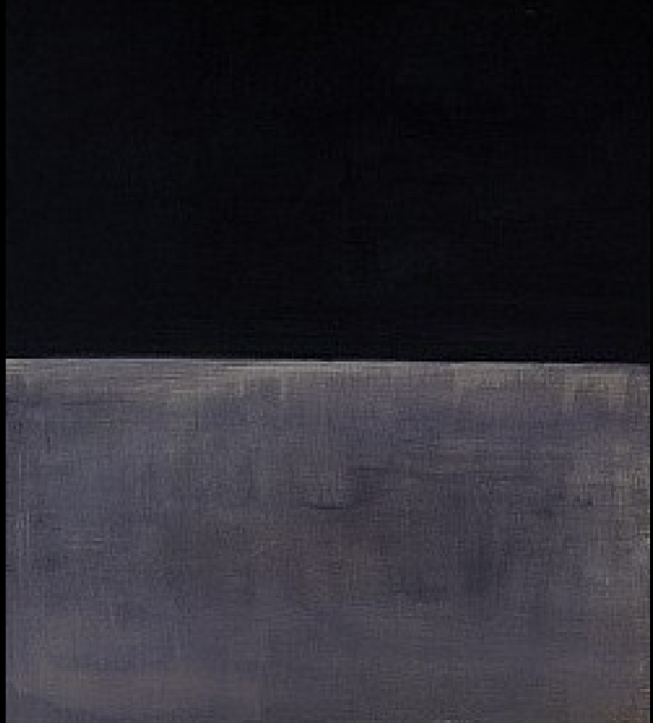 <p>Untitled: Black on Gray </p>