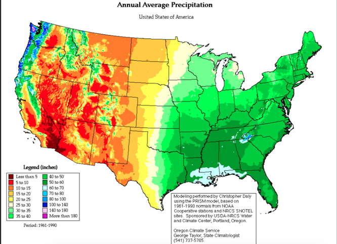 <p>Map emphasizing a specific theme or pattern (e.g., climate, population).</p>
