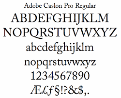 <p>Caslon</p>