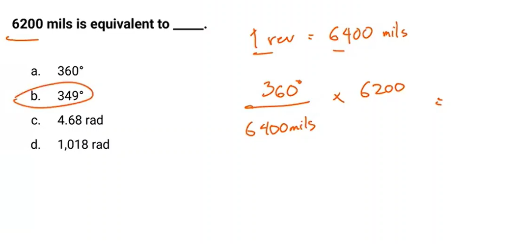 <p>Answer: b. 349°</p>