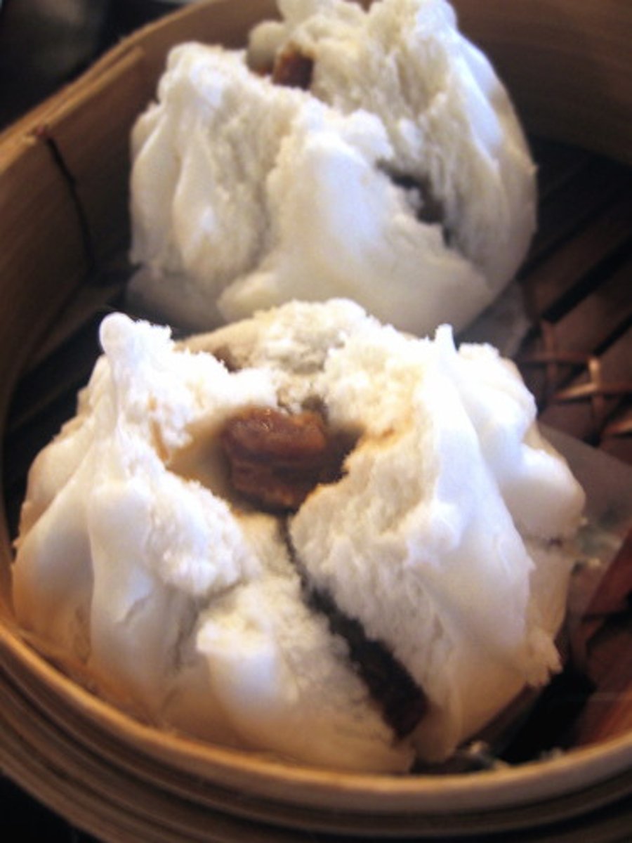 <p>Bánh bao hấp</p>