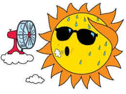 <p>Hace calor </p>