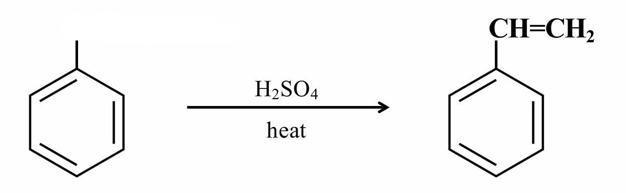 <p>This is a dehydration reaction.</p><p>Identify the missing group on the reactant</p>
