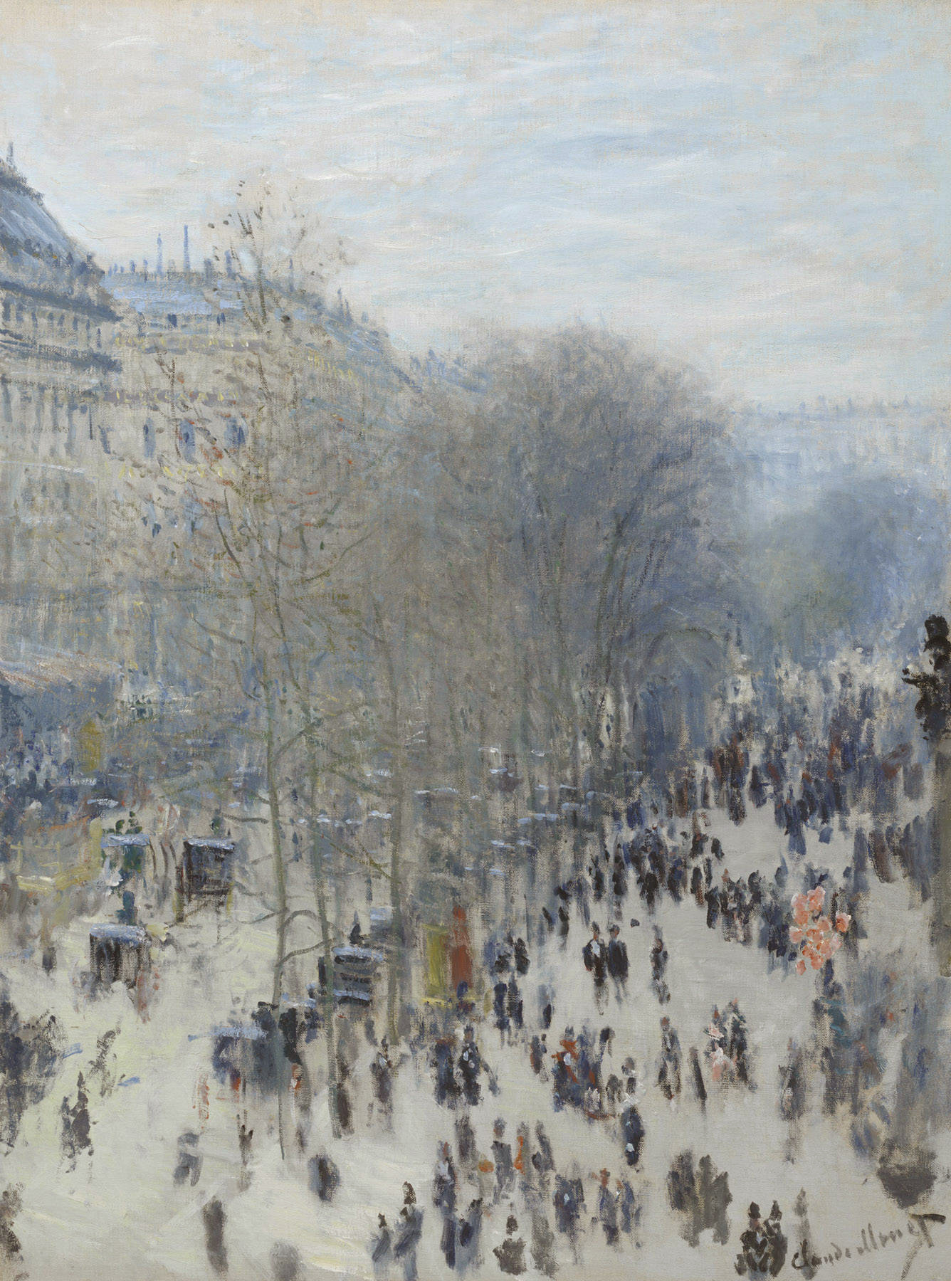 <p>Claude Monet, <span><em>Boulevard des Capucines</em></span>, 1873-74<em> </em></p>