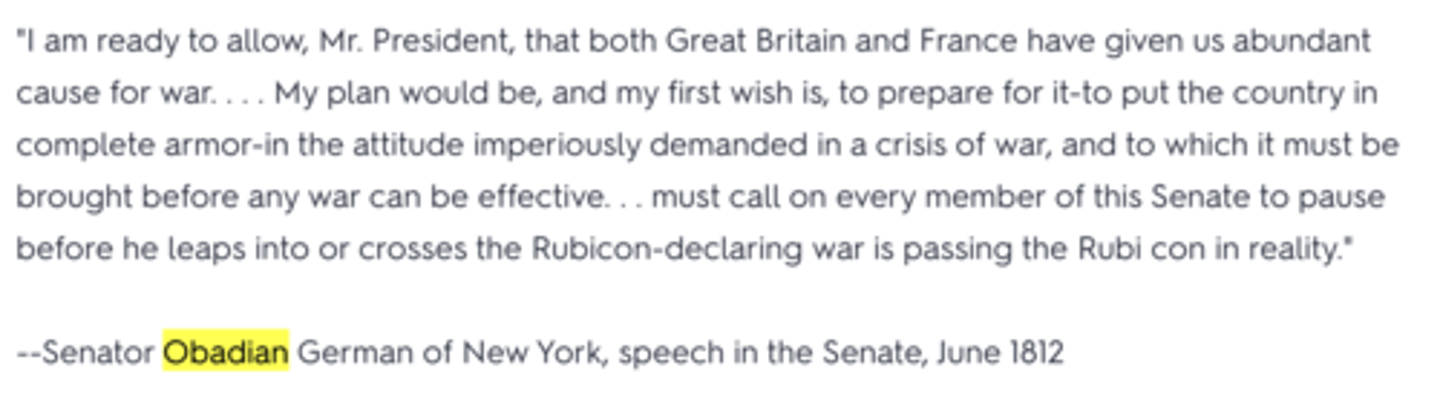 <p>He opposed going to war because he did not believe the country was prepared for one</p>