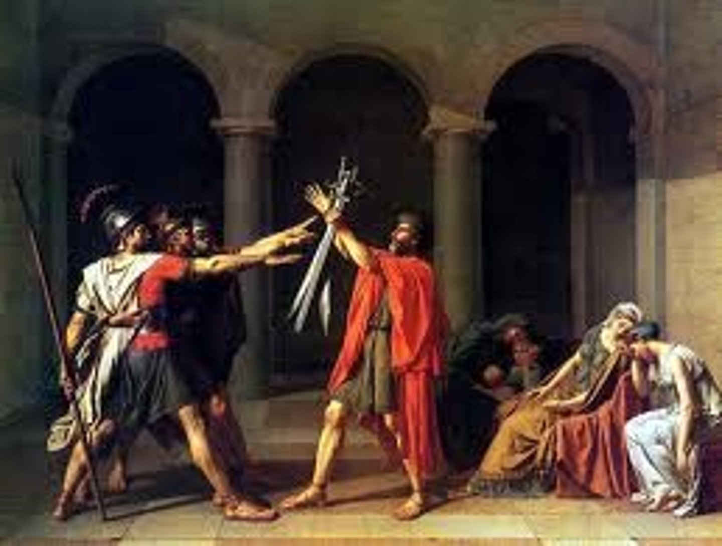 <p>Artist: Jacques-Louis David</p><p>Period: Neoclassical</p><p>Dates: 1784 C.E.</p><p>Culture: France</p><p>Material: Oil on canvas</p>