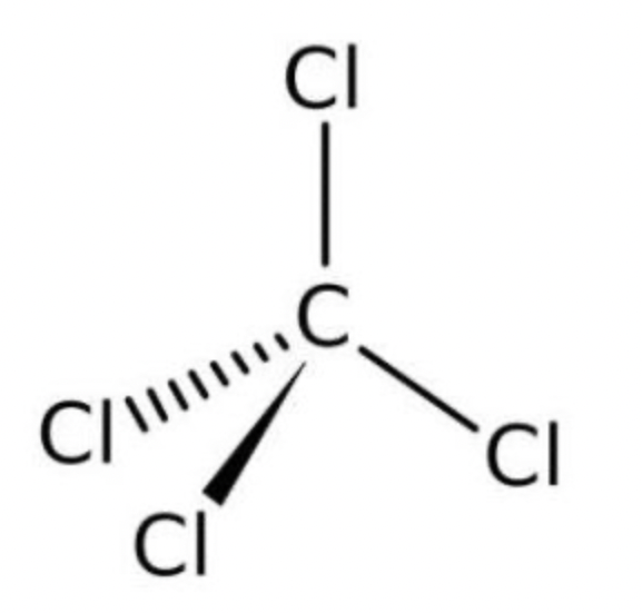 <p>Is the carbon tetrachloride molecule polar ?</p>