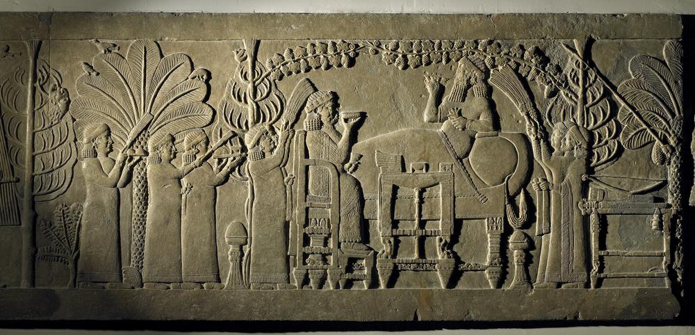 <p><strong>Ashurbanipal's "Garden Scene" Relief (Nineveh)</strong></p>