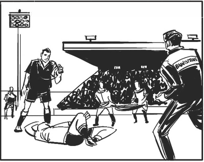 <p>Imreoir Atá Gortaithe</p><p>Ritheann An Bainisteoir Ar An Bpáirc</p>