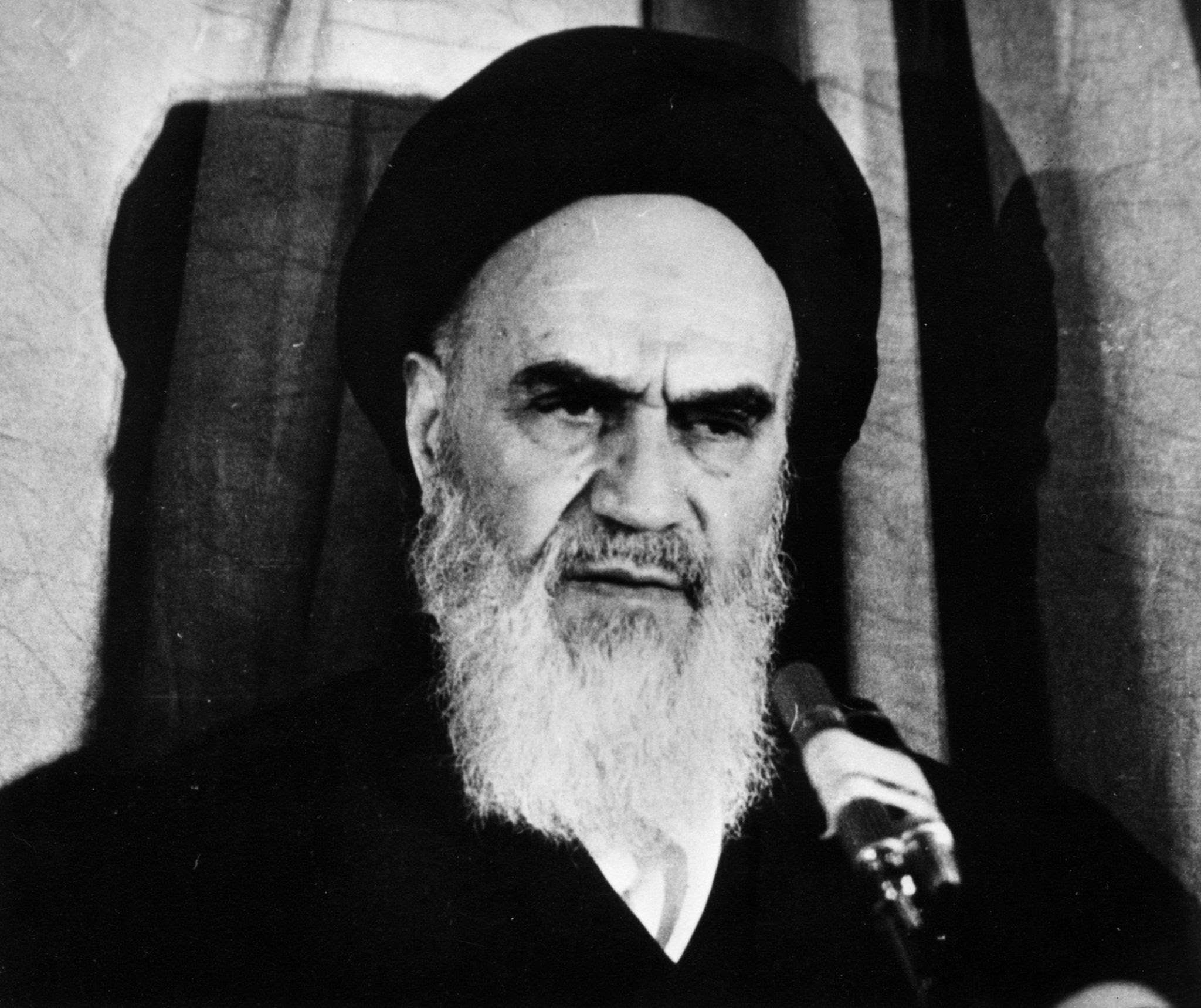 <p>Ayatollah Khomeini</p>