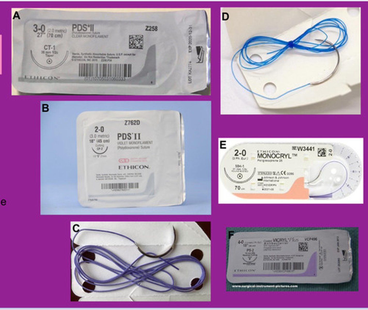 <p>Which of them have a tapered needle?</p>