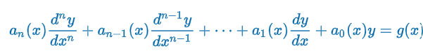 <p>Equivalently, L(y) = g(y)</p>