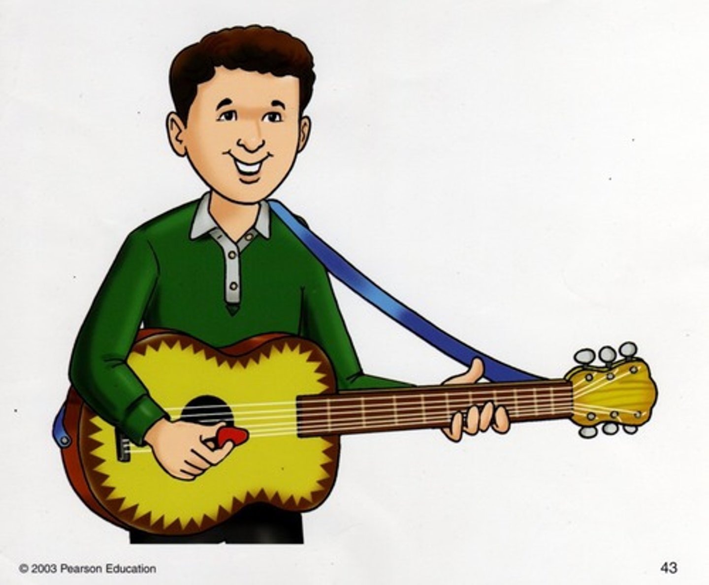 <p>tocar la guitarra</p>