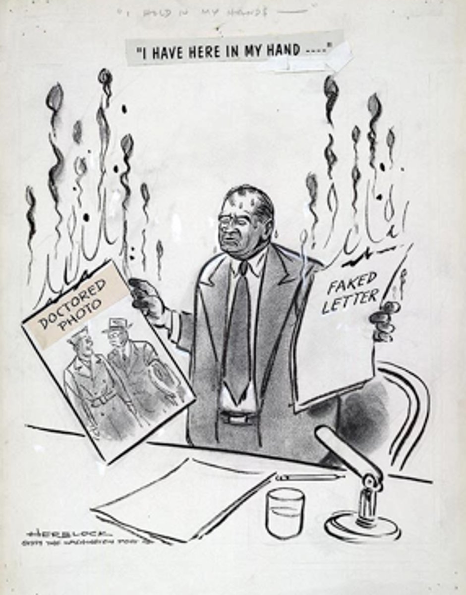 <p>The term associated with Senator Joseph McCarthy who led the search for communists in America during the early 1950s through his leadership in the House Un-American Activities Committee.</p>