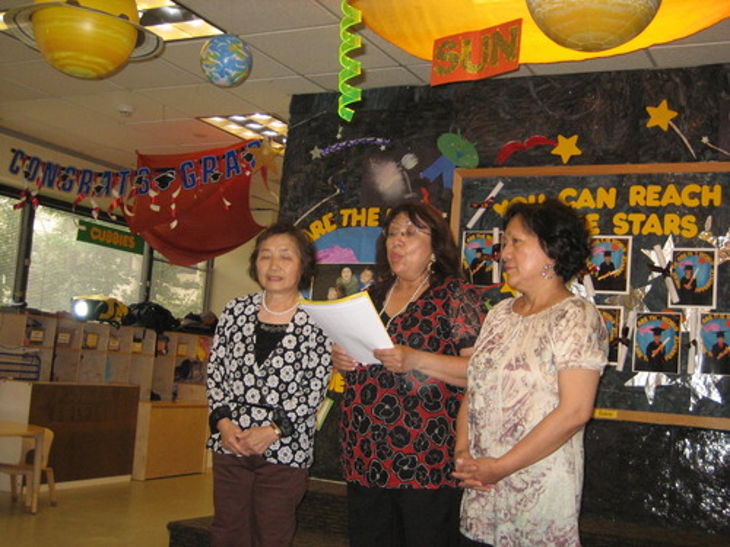 <p>the teachers</p>