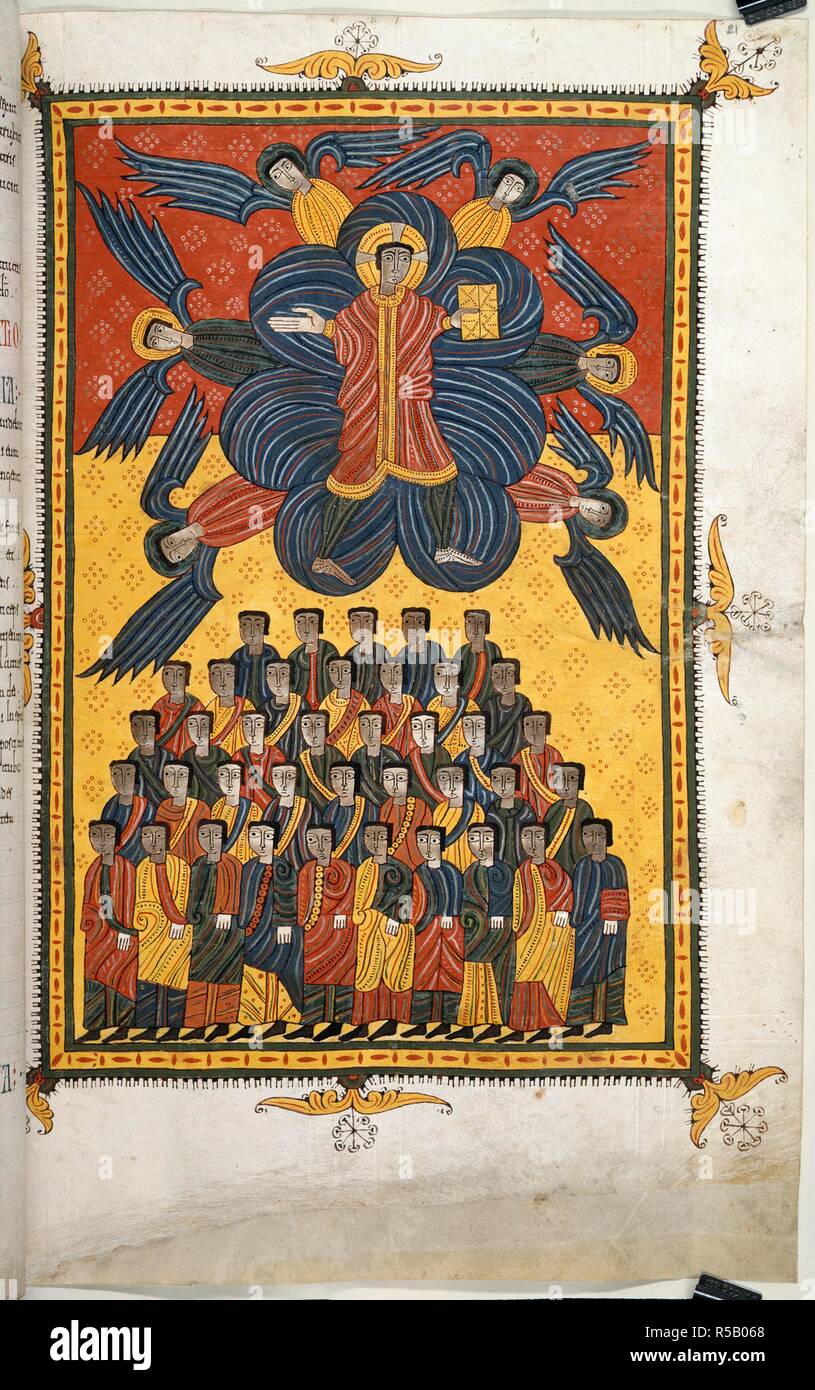 <p>a term referring to an artistic composition in which the heads of human figures are kept at the same height whether the characters are seated, standing, or mounted</p>