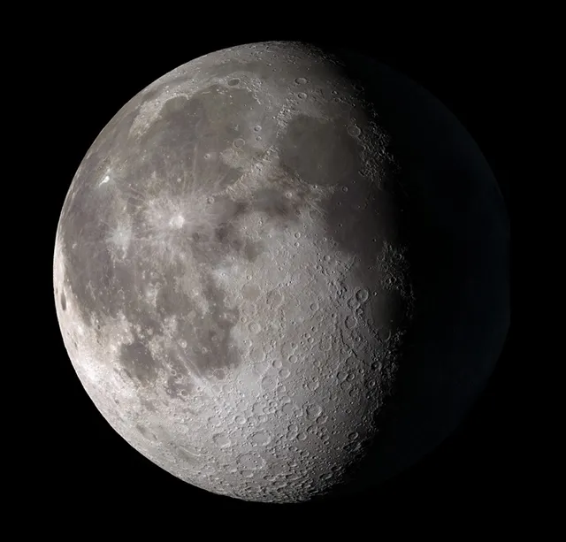 <p><span style="color: rgb(27, 27, 27)">As the Moon begins its journey back toward the Sun, the opposite side of the Moon now reflects the Moon’s light</span></p>