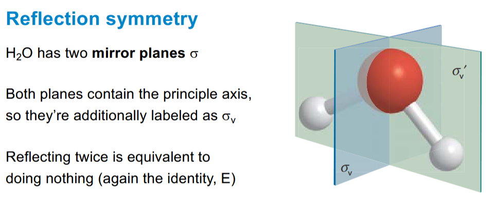 <p>the v means it is vertical</p>