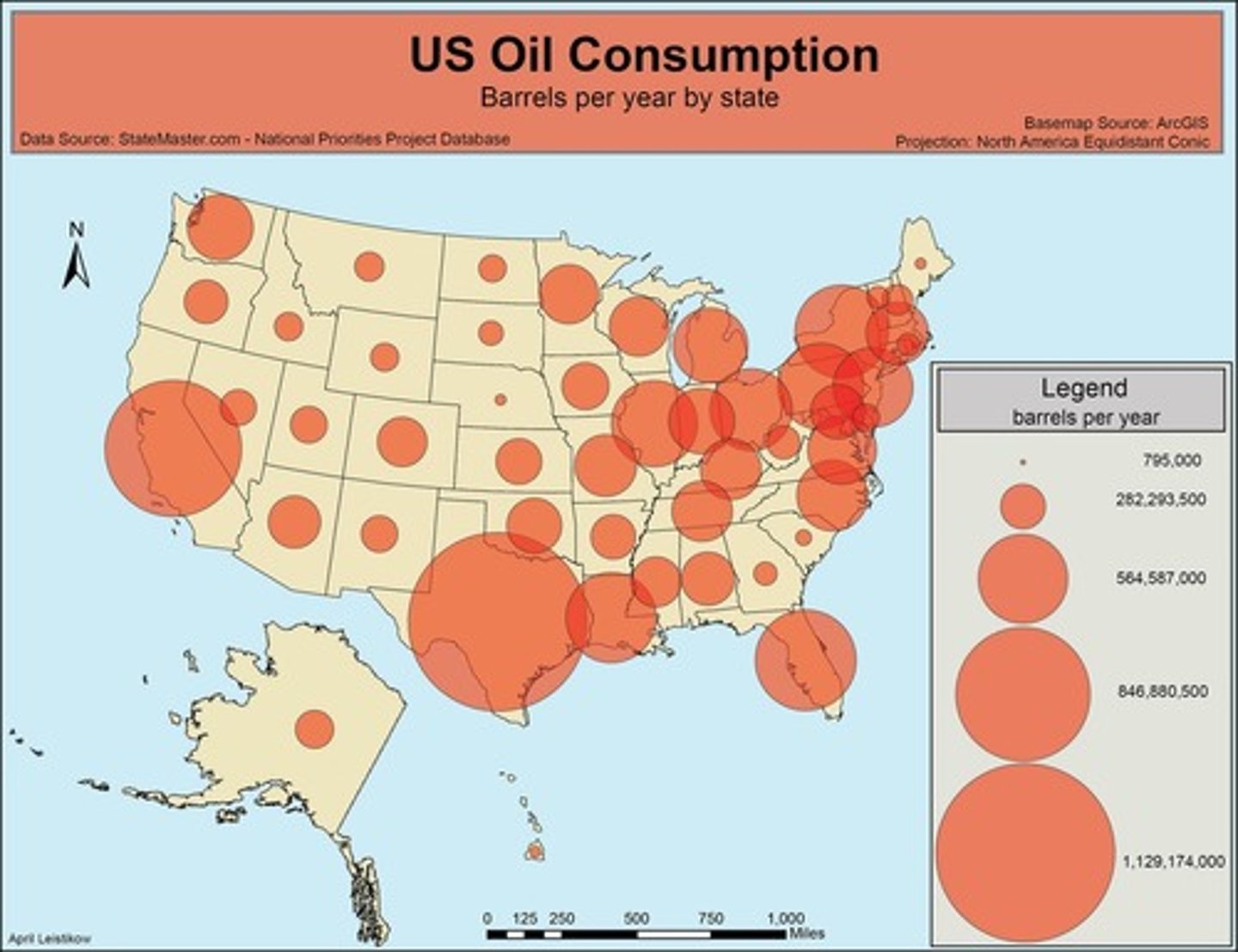 <p>Maps that show symbols getting bigger/smaller based on the data given</p>