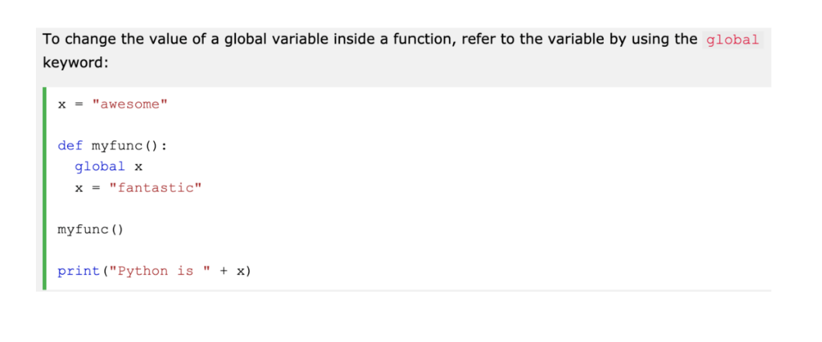 <p>Refer to the variable using the global keyword. </p>