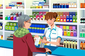 <p>una tienda donde se venden medicamentos y productos de salud. </p>