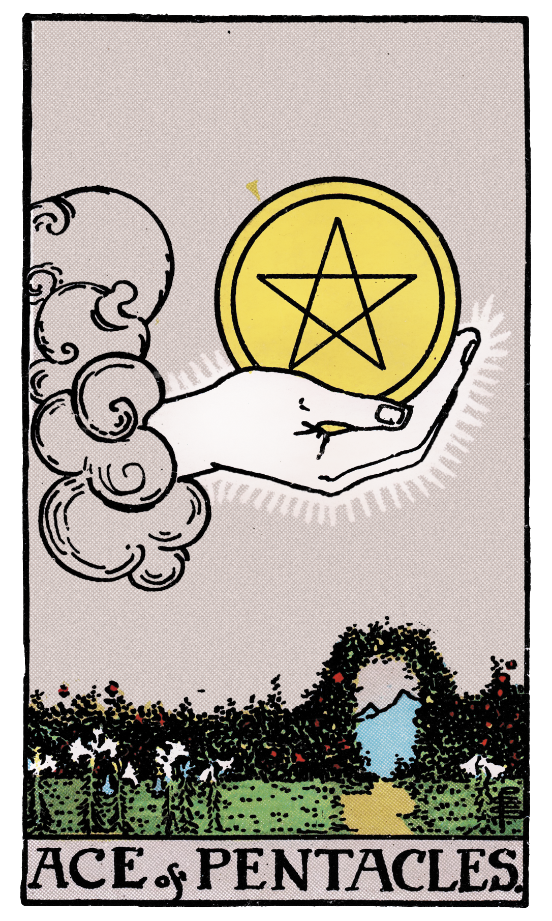 <p>Ace of Pentacles</p>