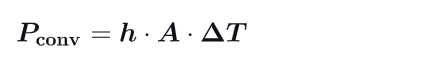 <p>h = convection heat coefficient h</p>