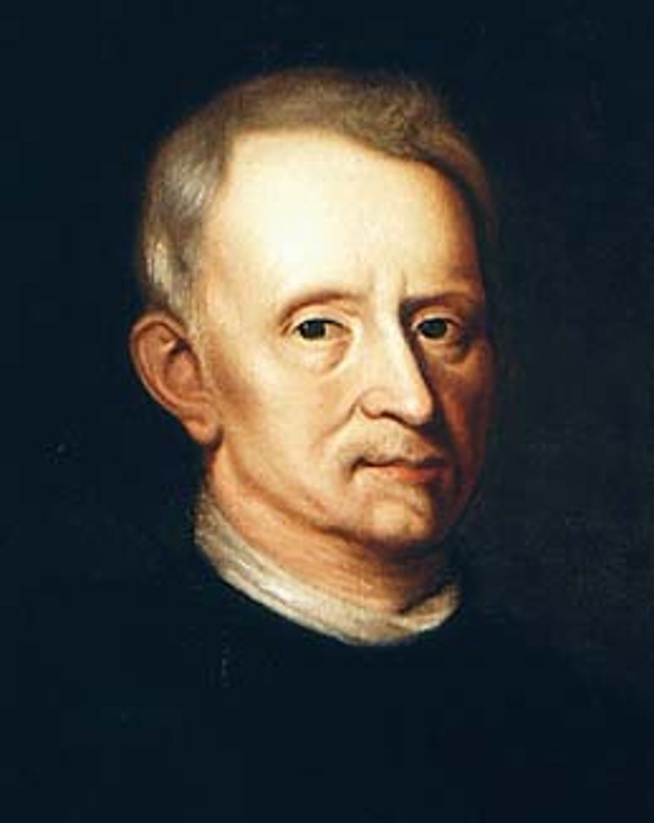 <p>He gave us the word "cell" for use with living things. He discovered cells looking at cork.</p>