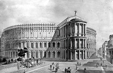 Theatre Complex of Pompey, Rome. 55 BCE