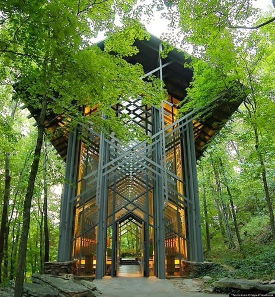 <p>who designed the Pinecote Pavilion- Crosby Arboretum</p>