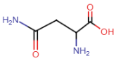 <p>- amide side chain<br>- amide nitrogens don’t gain'/lose protons w/ changes in pH, don’t become charged</p><p></p>