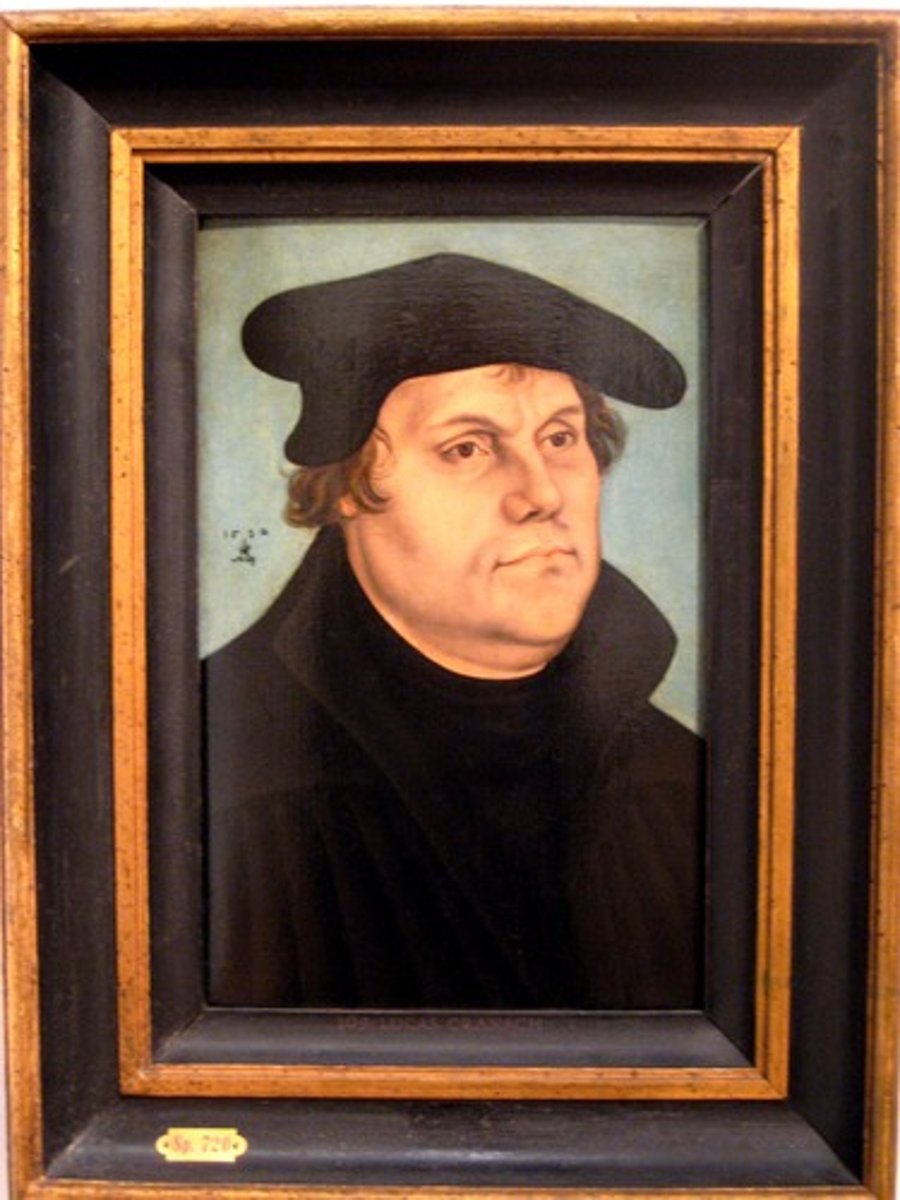 <p>a German monk who became one of the most famous critics of the Roman Catholic Church. In 1517, he wrote 95 theses, or statements of belief attacking the church practices.</p>