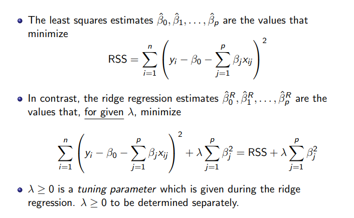 <p>Ridge Regression</p>