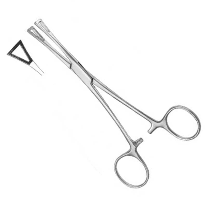 <p>__ are used for grasping tissue, particularly during rectal operations.</p>