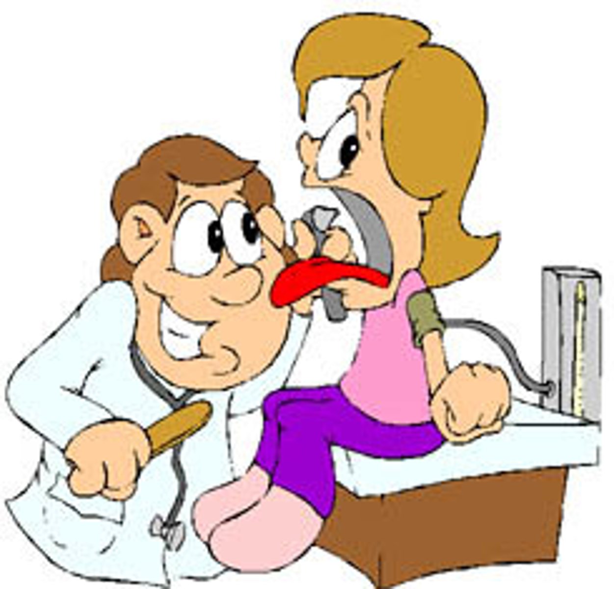 <p>the physical exam</p>