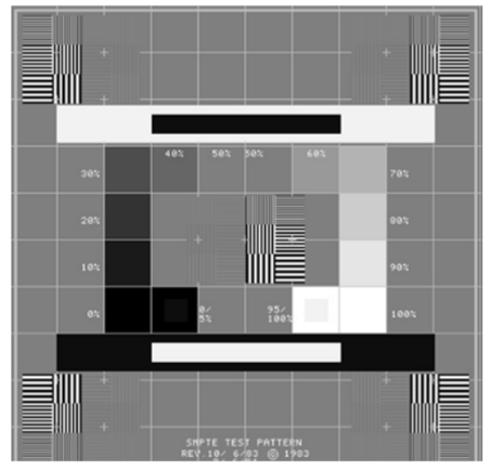 <p>A test that is used to ensure the display on the ultrasound machine is working correctly. This can be found by clicking your “F1” button on the keyboard.</p>