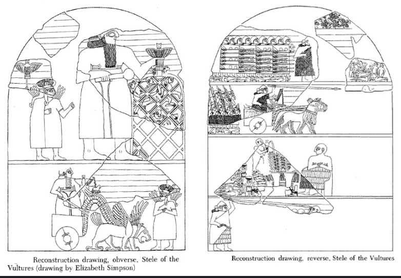 <p>Stele of the Vultures</p>
