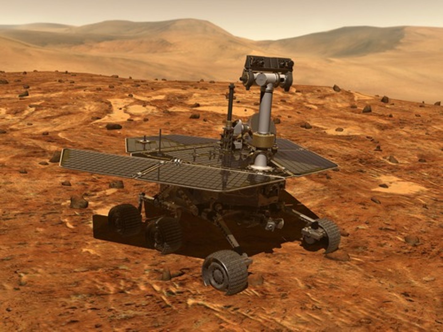 <p>The other twin rover that landed with Spirit and kept exploring Mars for nine years!</p>