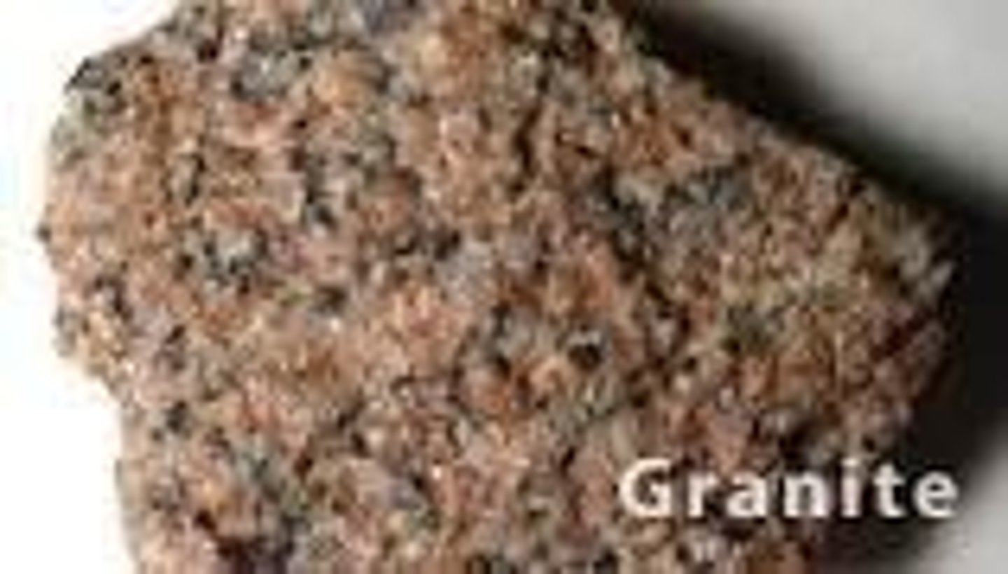 <p> forms when hot magma or lava cools and solidifies.</p>