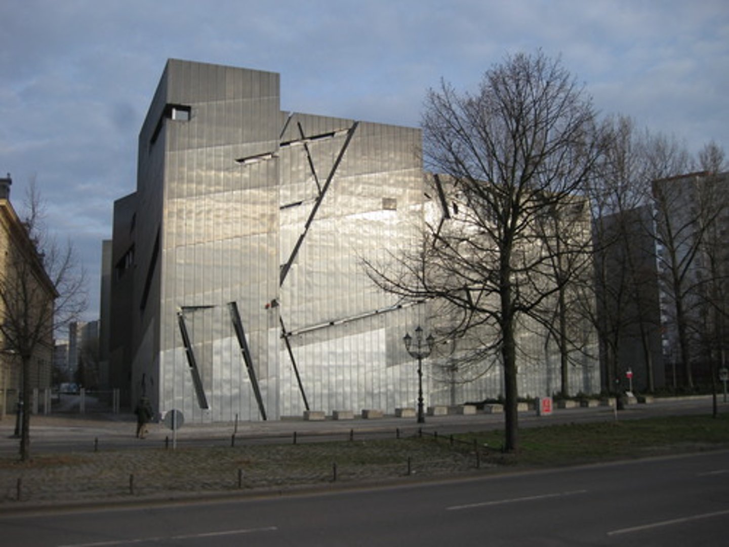 <p>Polish gained US citizenship, who built the Jewish Museum in Berlin(shown here), the Imperial War Museum in Manchester, the Jewish Museum in San Francisco, the Denver Art Museum, and the Freedom Tower in New York City</p>