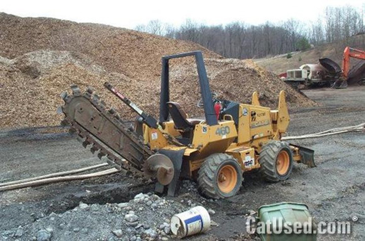 <p>is a special kind which digs trenches or long, narrow ditches for pipelines or cables</p>