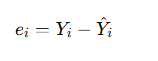 <ul><li><p>The (vertical) deviations of the observation from the line are called the residuals. Reflects how good the regression line summarizes the scatter point by means of a straight line.</p></li><li><p>Residuals = observed Y - predicted Y</p></li><li><p>They represent unexplained variability due to biological variation, measurement error, or other factors.</p></li><li><p>Residuals can be positive (above line) or negative (below line).</p></li><li><p>Error: theoretical error</p></li><li><p>Residual: observed error for a set of data</p></li></ul><p></p>