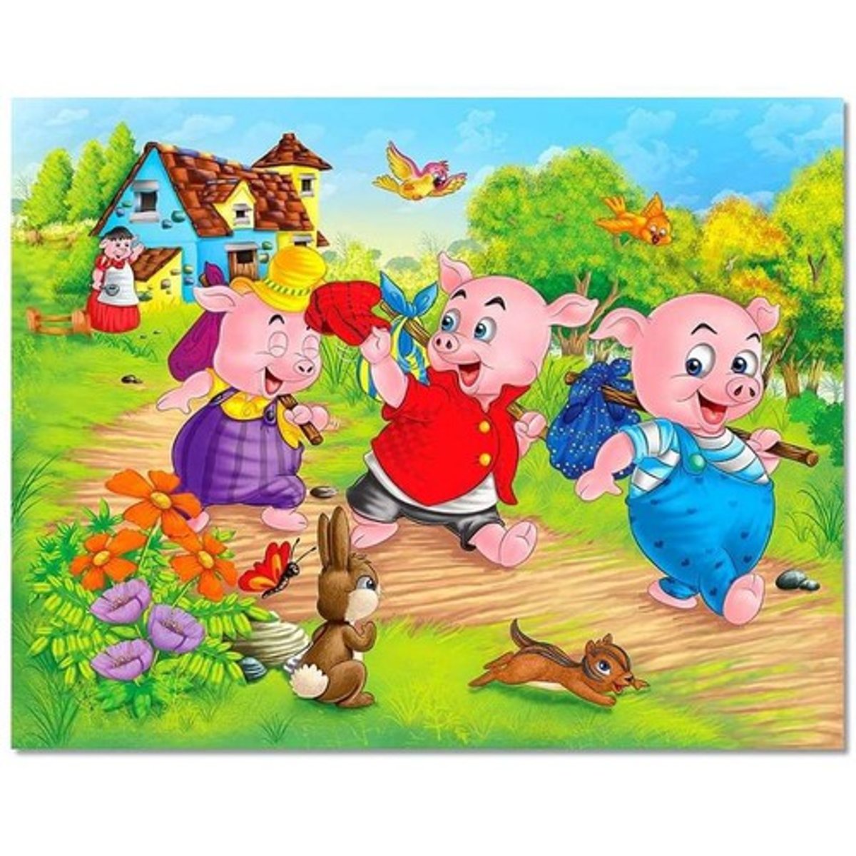 <p>The Three Little Pigs</p>