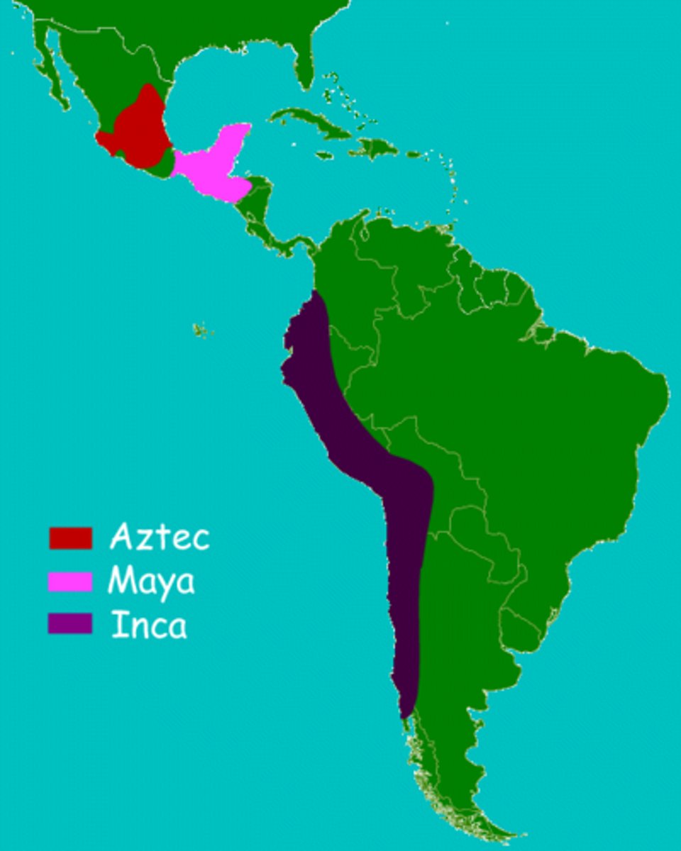 <p>Central America: Yucatan Peninsula, Mexico, Honduras, El Salvador, Belize, Guatemala.</p><p>The PINK region.</p>