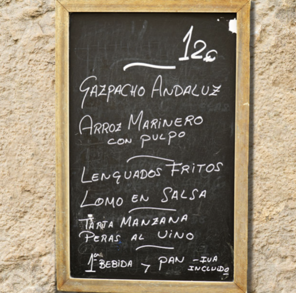 <p><strong>Päivän menu</strong></p>