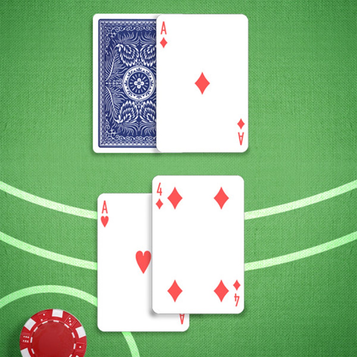 <p>You: 15</p><p>Dealer's Upcard: A</p>