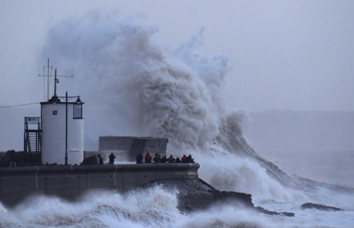The power of a destructive wave.
