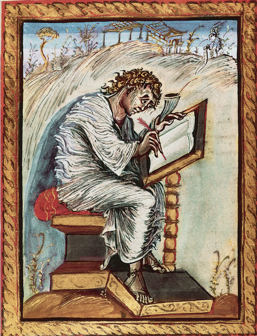 <ul><li><p>St. Matthew seems to write frantically</p></li><li><p>Proportion isn't the best</p></li></ul><p></p>