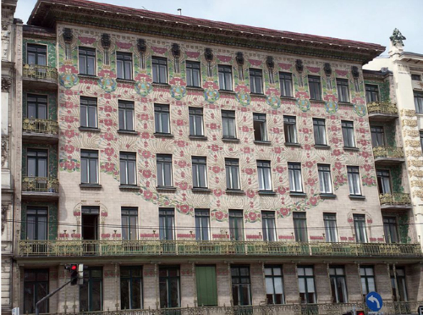 <p>clay tiles that are painted with tin-based glaze that emerges as white when fired, applied ornament;  otto wagner, jugendstil</p><p></p><p>Majolica: clay tiles that are painted with a tin-based glaze that emerges</p><p>as white when fired</p><p> Applied ornament</p><p> Compared to Gaudi, Casa Batllo, Barcelona</p><p> Vitalism: structural and ornamental</p>