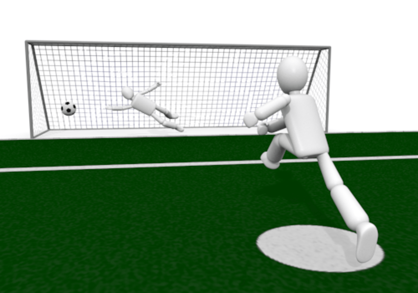 <p>to score a goal/point</p>